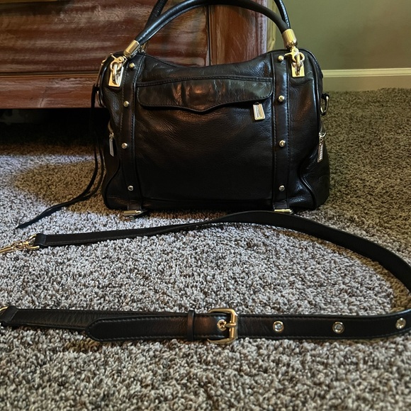 Rebecca Minkoff Black Satchel with Structured Design - Picture 2 of 9